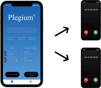 Plegium Smart Pepper Spray Emergency Phone Calls